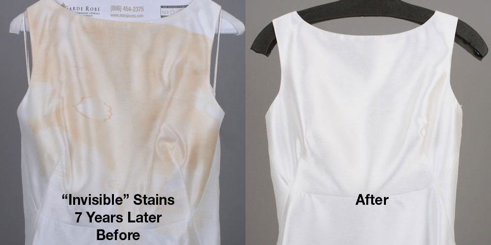 Invisible stains restoration