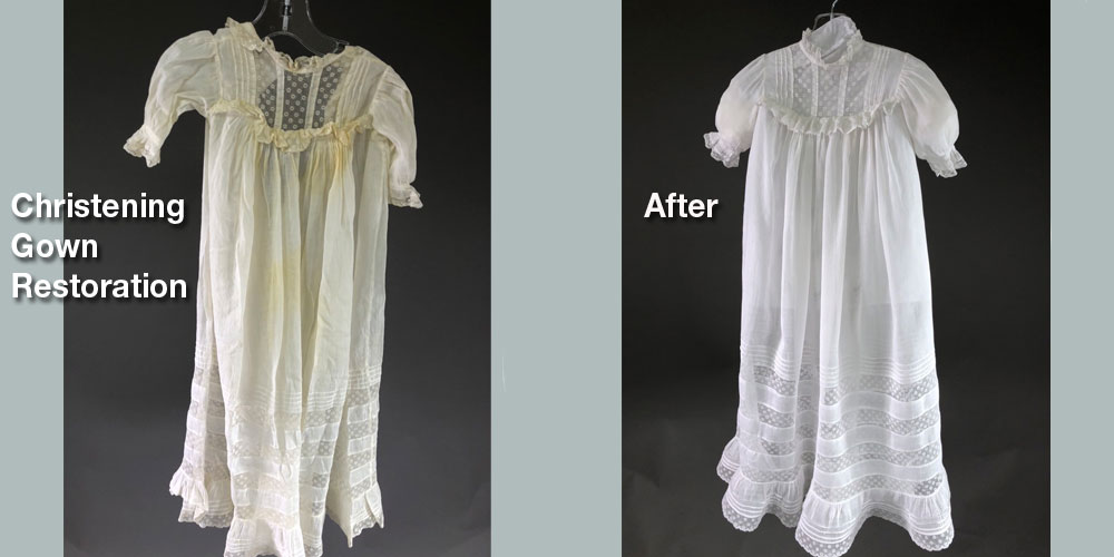 Christening Gown restoration
