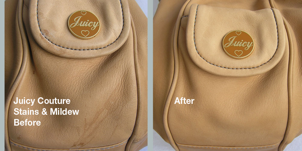 Juicy Leather bag mildew