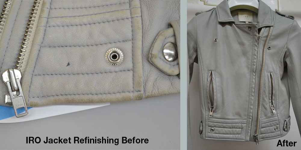 Refinish leather jacket